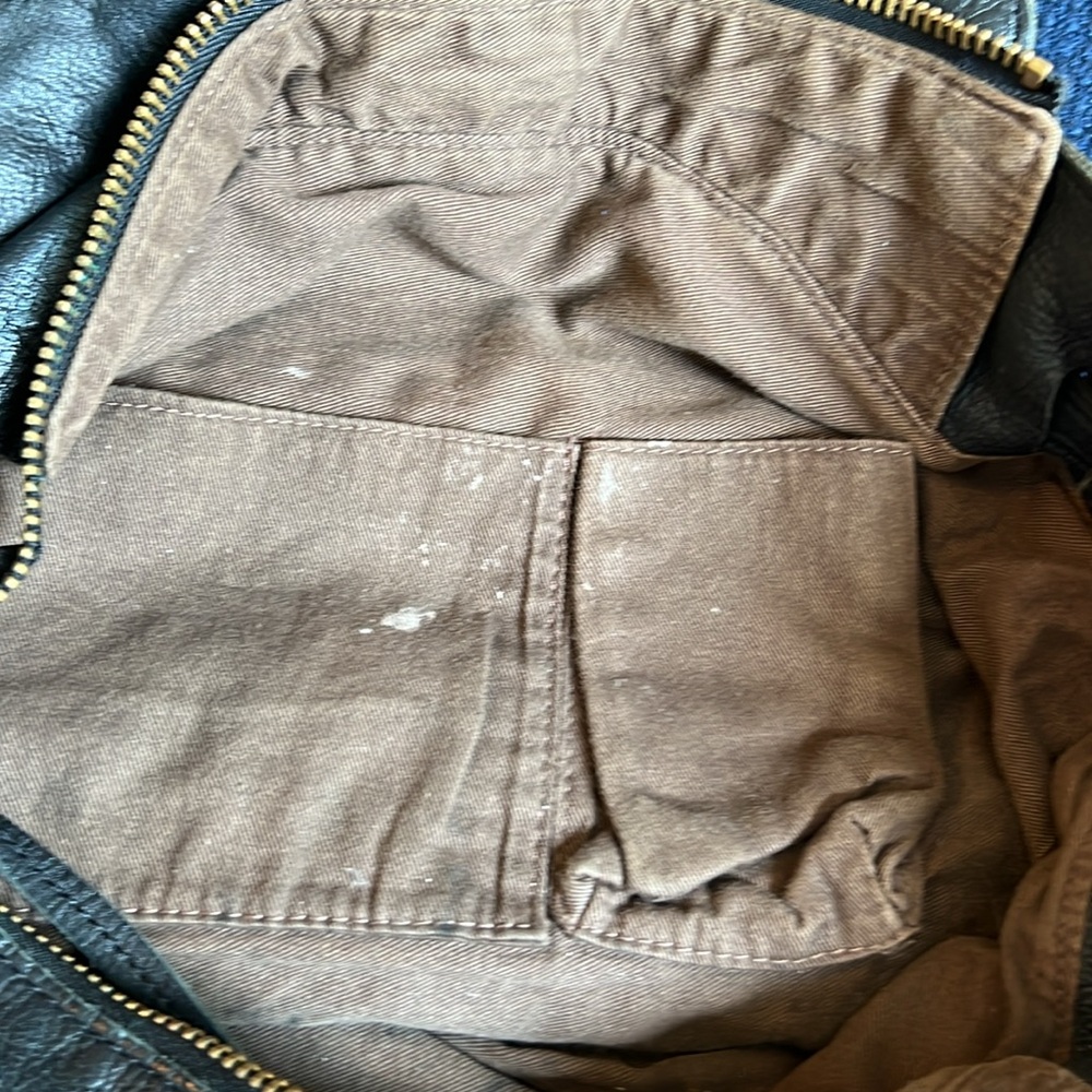 Linea Pelle black leather bag. - Picture 5 of 5
